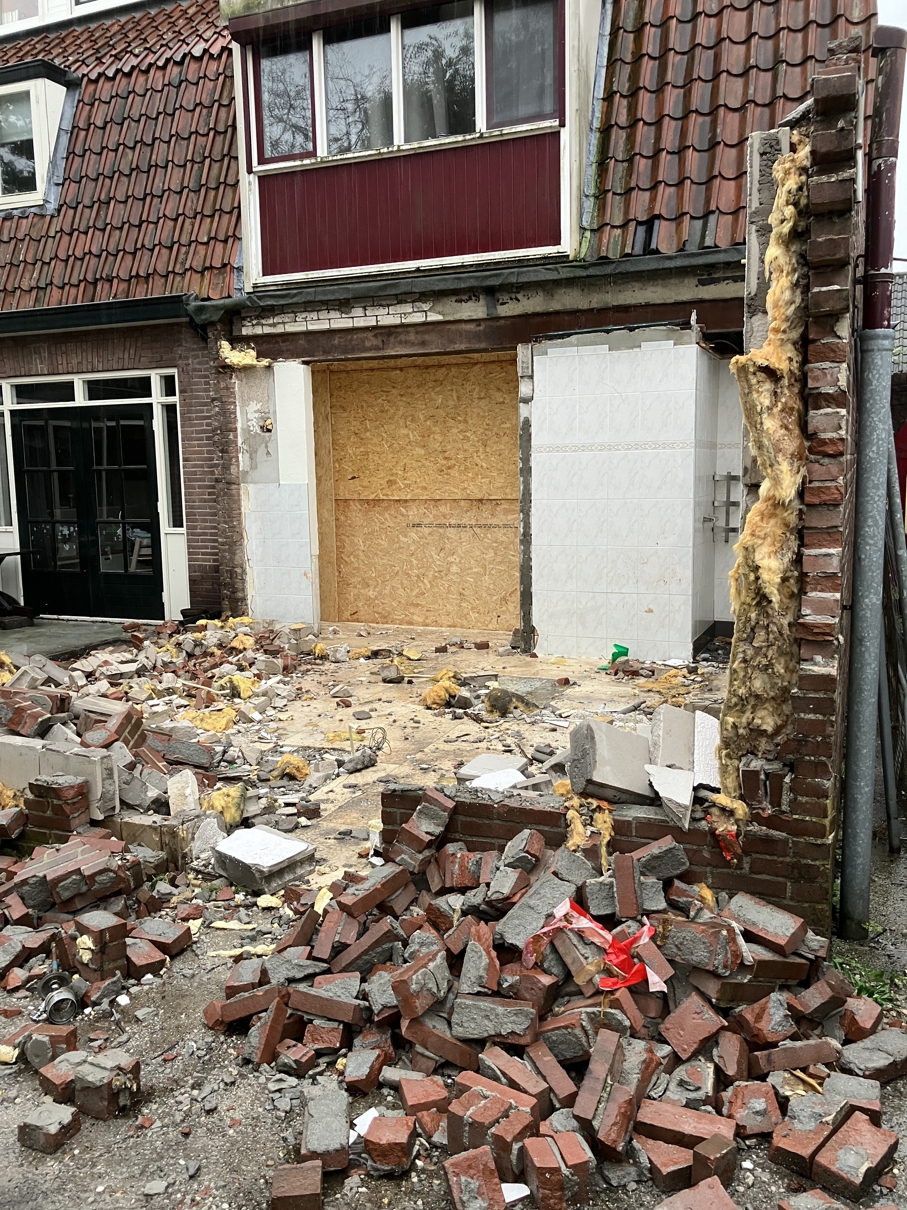 demolished attachment