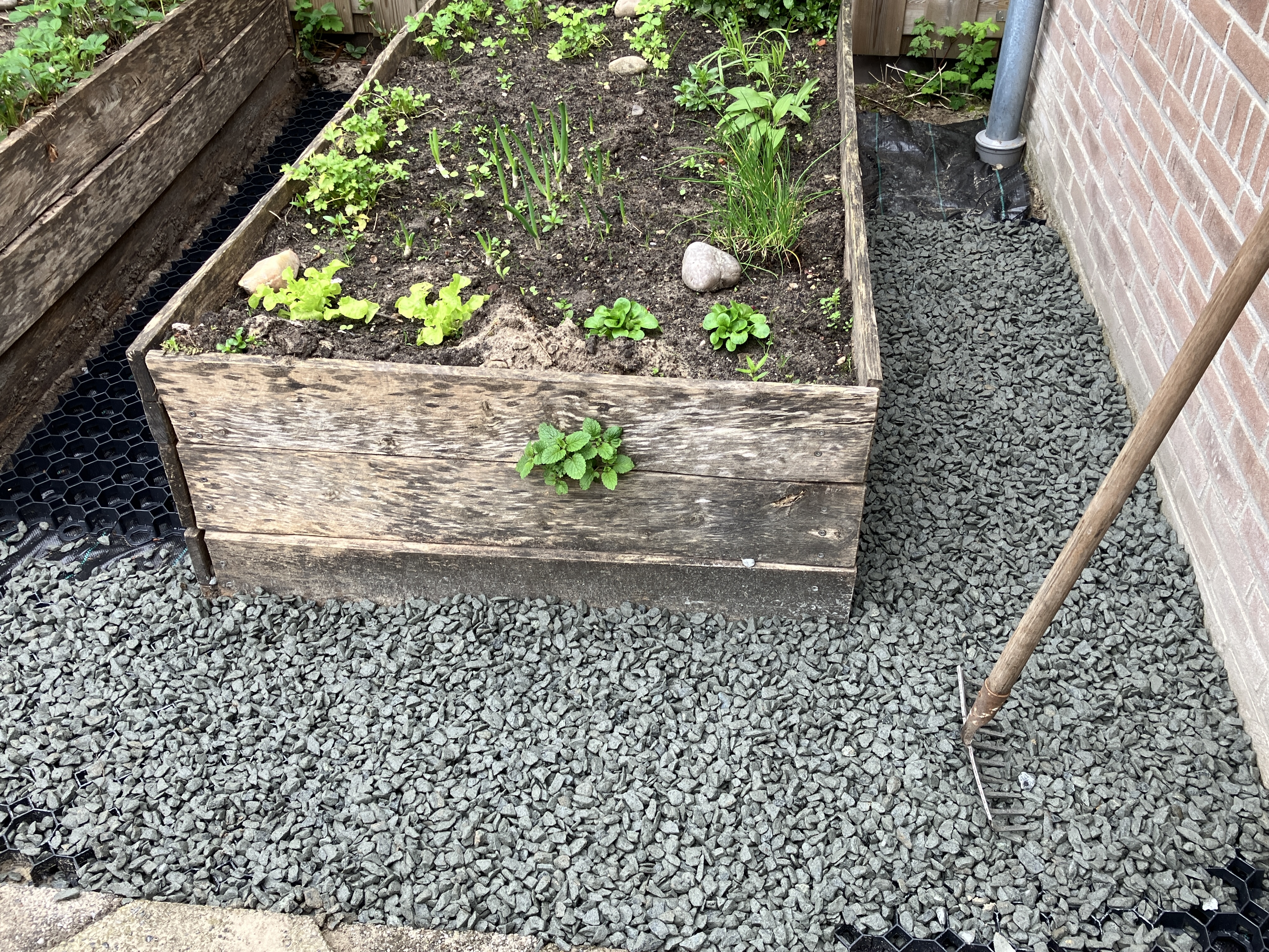 putting gravel in the rasters